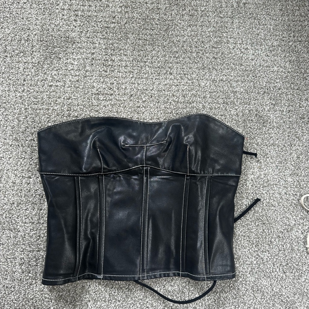 Black Edikted Corset Top